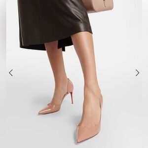 High heel 8.5cm patent leather pumps